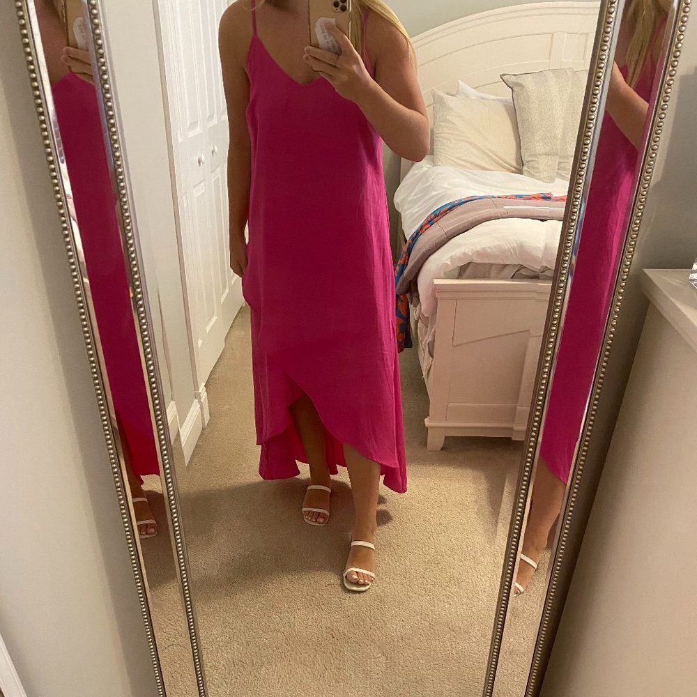 Hot Pink Lulus Maxi Dress
